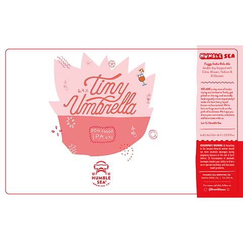 Humble Tiny Umbrella Foggy IPA