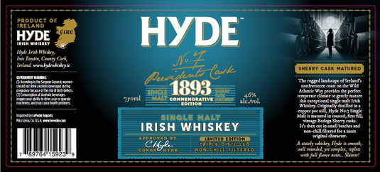 Hyde No.7: Single Malt Irish Whiskey