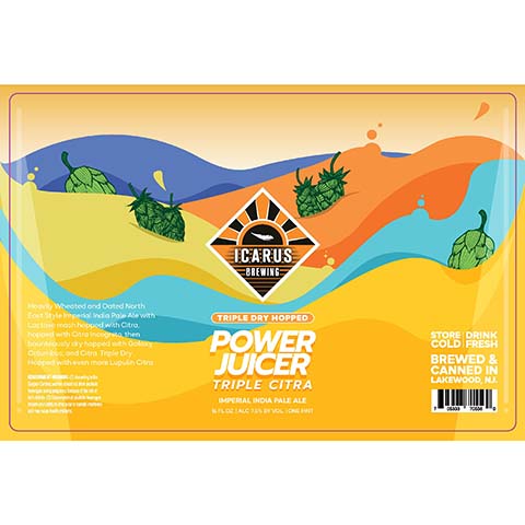 Icarus TDH Power Juicer Triple Citra Imperial IPA