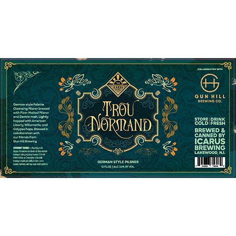 Icarus Trou Normand Pilsner