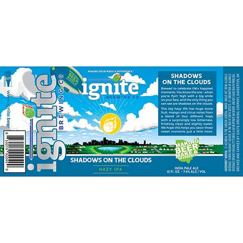 Ignite Shadows On The Clouds Hazy IPA – CraftShack - Buy craft beer online.