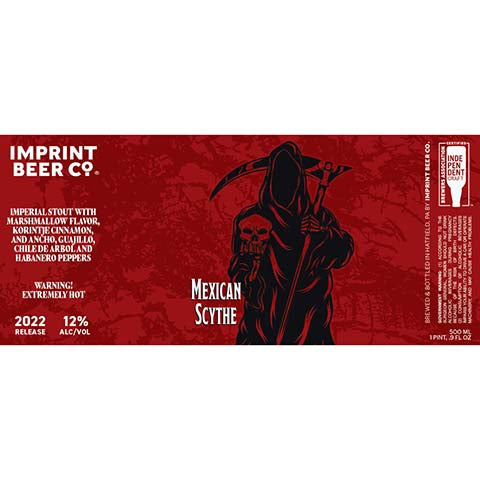 Imprint Beer Mexican Scythe Imperial Stout