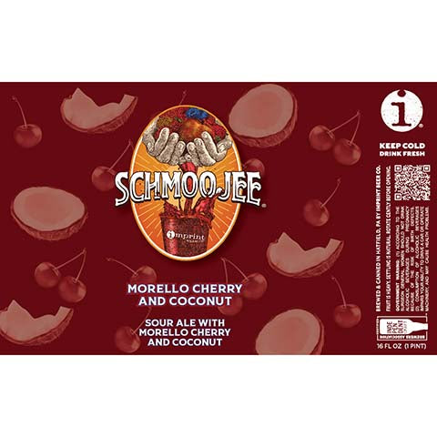 Imprint Beer Schmoojee Morello Cherry and Coconut Sour Ale