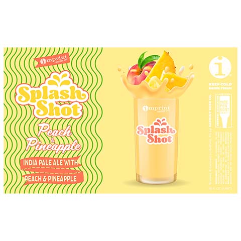 Imprint Beer Splash Shot Peach & Pineapple IPA