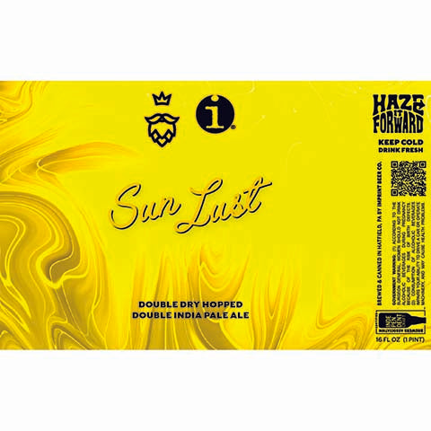 Imprint Beer Sun Lust DDH DIPA