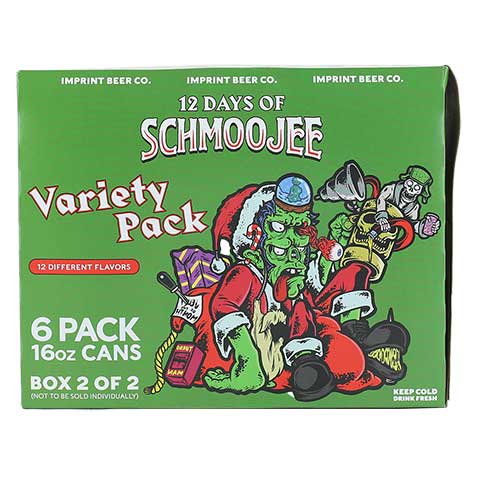 Imprint- Green 12 Days of Schmoojees 6 Pack