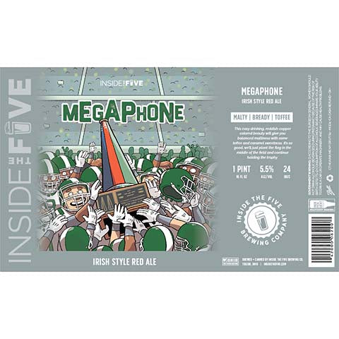 Inside The Five Megaphone Irish Red Ale