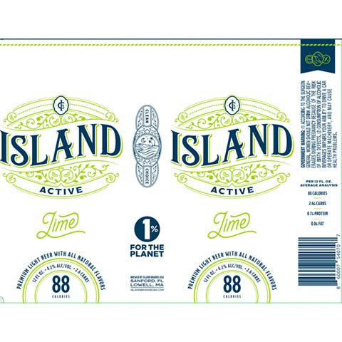 Island Active Lime – CraftShack - Buy craft beer online.