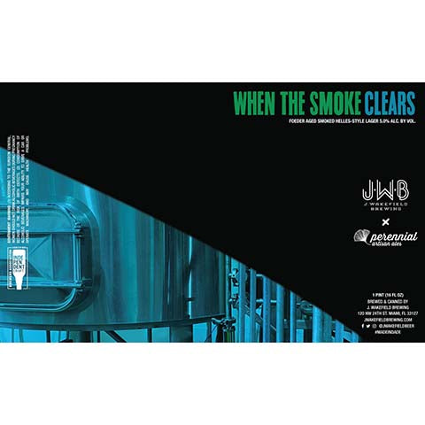 J. Wakefield When The Smoke Clears Helles Lager