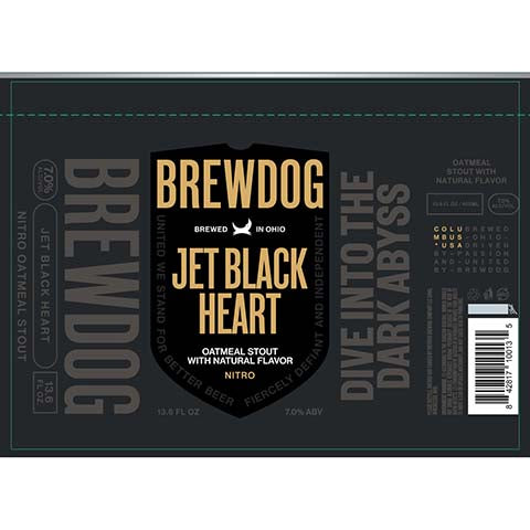 BrewDog Jet Black Heart Oatmeal Stout