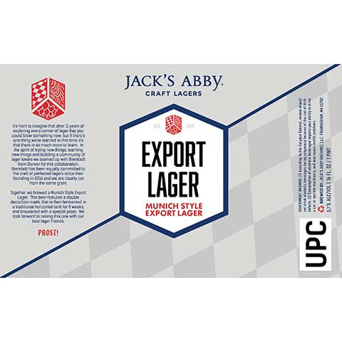 Jack's Abby Export Lager