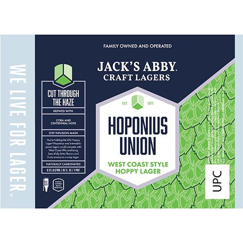 Jack's Abby Hoponius Union Hoppy Lager