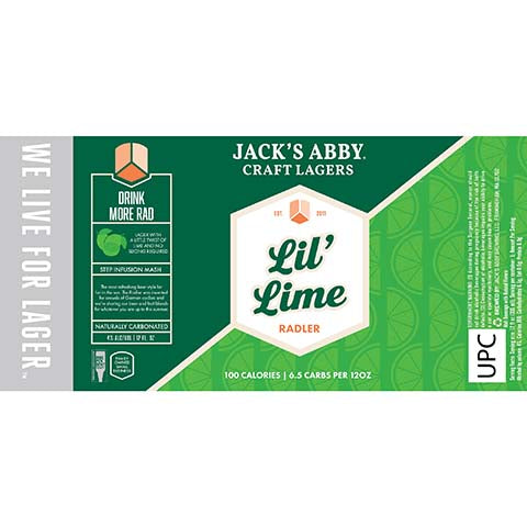 Jack's Abby Lil' Lime Radler