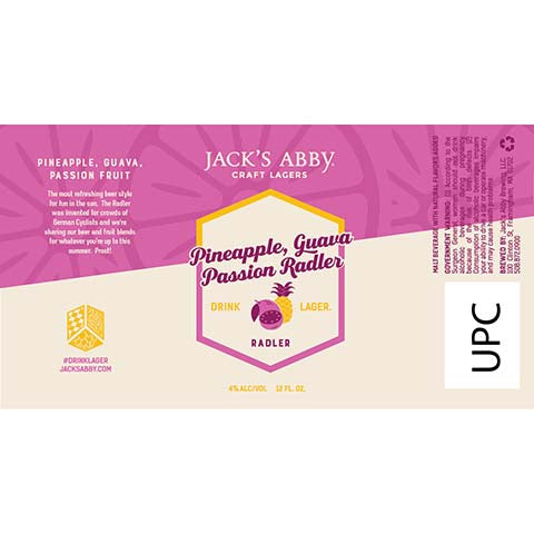 Jack's Abby Pineapple, Guava, Passion Fruit Radler