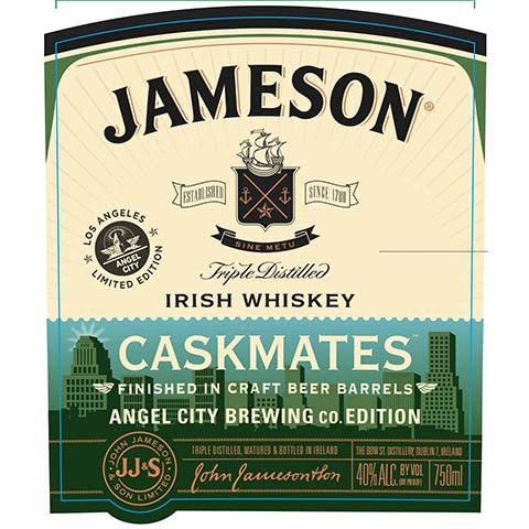Jameson Caskmates Angel City Brewing Co. Edition Irish Whiskey