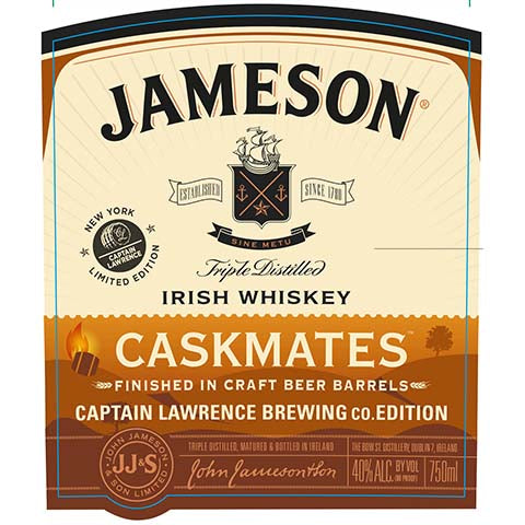 Jameson Caskmates Captain Lawrence Brewing Co. Edition Irish Whiskey