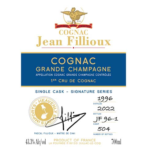 Jean Fillioux Single Cask Cognac