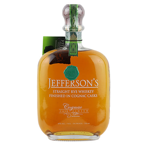 Jefferson's Straight Rye Whiskey Finished in Cognac Cask