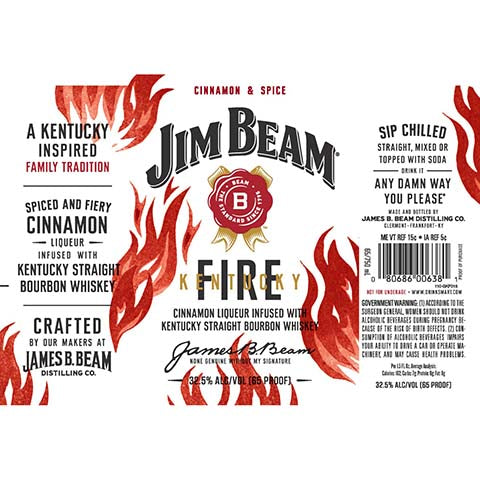 Jim Beam Fire Cinnamon Liqueur