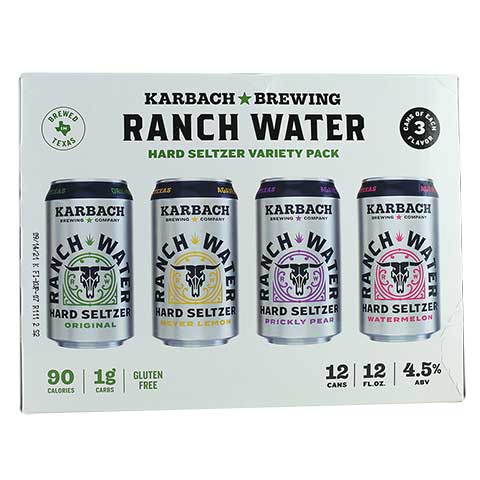 Karbach Ranch Water Hard Selter Variety Pack