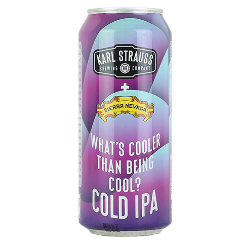 Karl Strauss/Sierra Nevada What's Cooler Than Being Cool? Cold IPA
