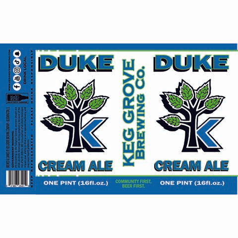 Keg Grove Duke Cream Ale