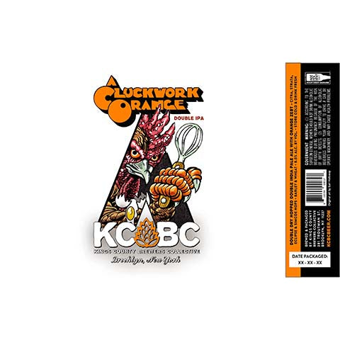 Kings County Brewers Collective A Cluckwork Orange DIPA
