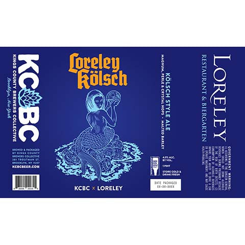 Kings County Brewers Collective Lorely Kolsch Ale