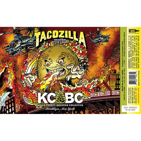 Kings County Brewers Collective Tacozilla Lager