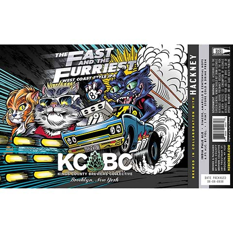 Kings County Brewers Collective The Fast And The Furriest West Coast IPA