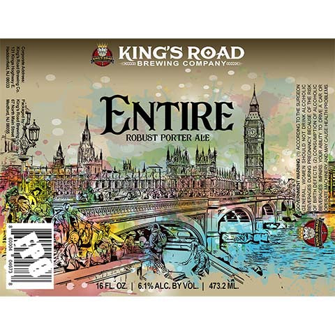 King's Road Entire Robust Porter Ale