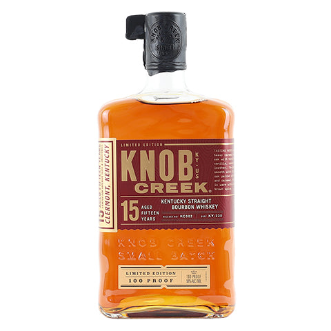 Knob Creek 15 Year Old Kentucky Straight Bourbon Whiskey