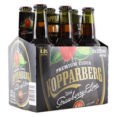 Kopparberg Strawberry & Lime Premium Cider – CraftShack - Buy Craft ...