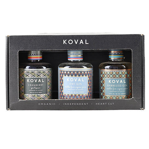 Koval Gin Trio Gift Pack