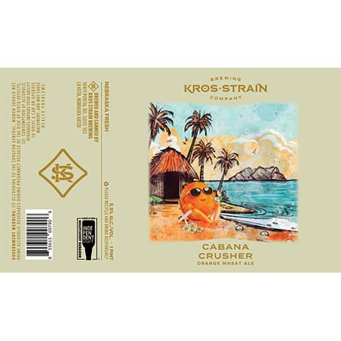 Kros Strain Cabana Crusher - Orange Wheat