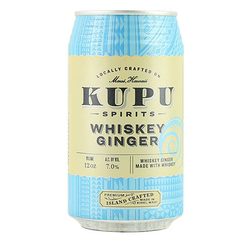 Kupu Spirits Whiskey Ginger