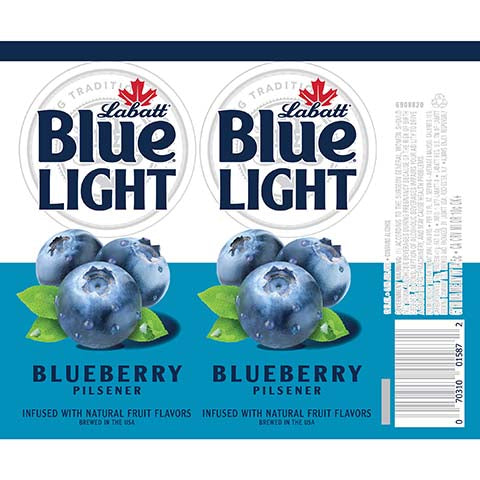 Labatt Blue Light Blueberry Pilsener