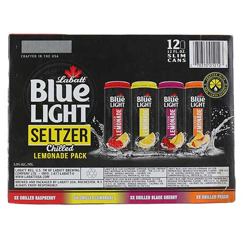Labatt Blue Light Seltzer Chilled Lemonade Variety Pack