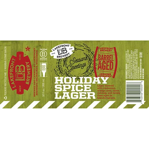 Lakefront Holiday Spice Lager
