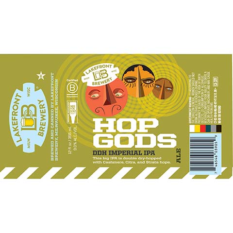 Lakefront Hop Gods DDH Imperial IPA