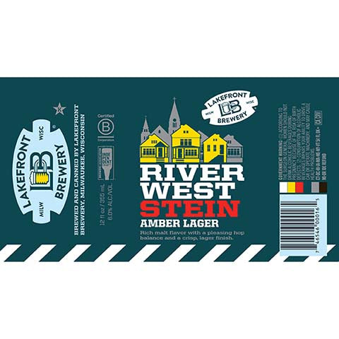 Lakefront Riverwest Stein Amber Lager