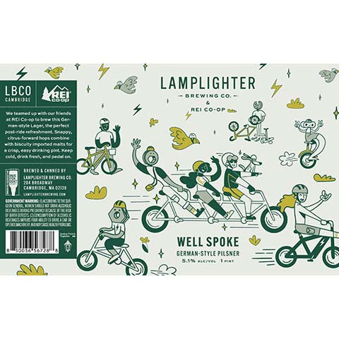 Lamplighter Well Spoke Pilsner