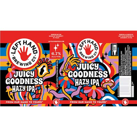 Left Hand Juicy Goodness Hazy IPA – CraftShack - Buy craft beer online.