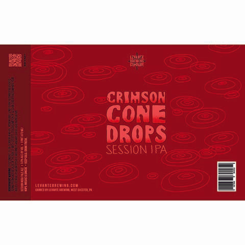 Levante Crimson Cone Drops Session IPA