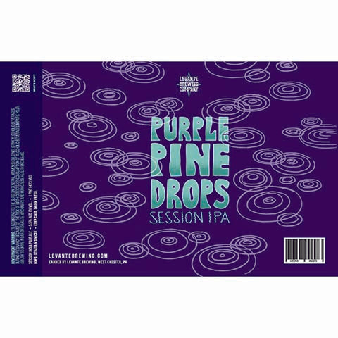 Levante Purple Pine Drops Session IPA