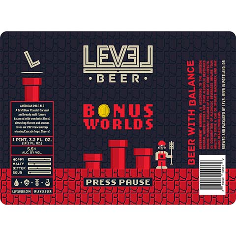 Level Beer Bonus Worlds Press Pause Pale Ale