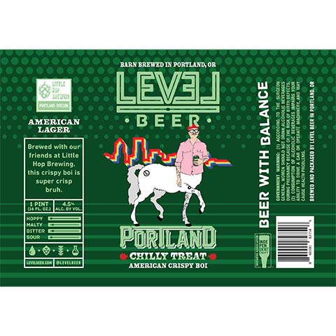 Level Beer Portland Chilly Treat Lager