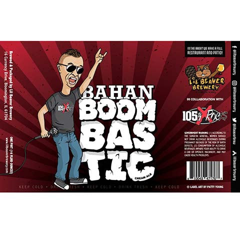 Lil Beaver Bahan Boom Bas Tic Cream Ale