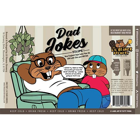 Lil Beaver Dad Jokes Volume 1 NEIPA