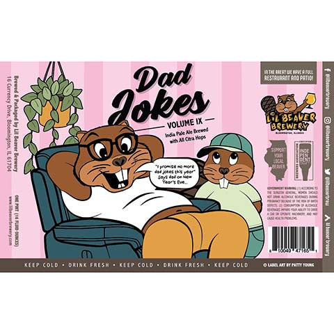 Lil Beaver Dad Jokes Volume IX IPA